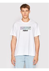 Levi's® T-Shirt Boxtab 16143-0603 Biały Relaxed Fit. Kolor: biały. Materiał: bawełna