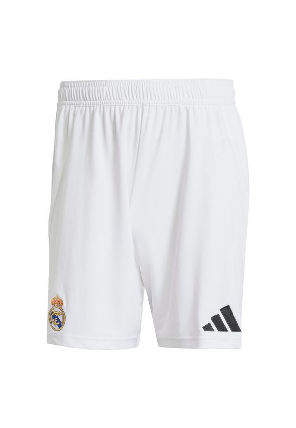 Adidas - Szorty Real Madrid 24/25 Home. Kolor: biały. Materiał: materiał
