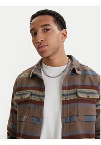 RVCA Koszula Dayshift 23A053505 Brązowy Regular Fit. Kolor: brązowy. Materiał: bawełna #3