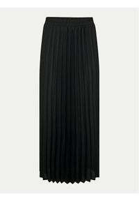 only - ONLY Spódnica plisowana Ronja 15328314 Czarny Regular Fit. Kolor: czarny. Materiał: syntetyk