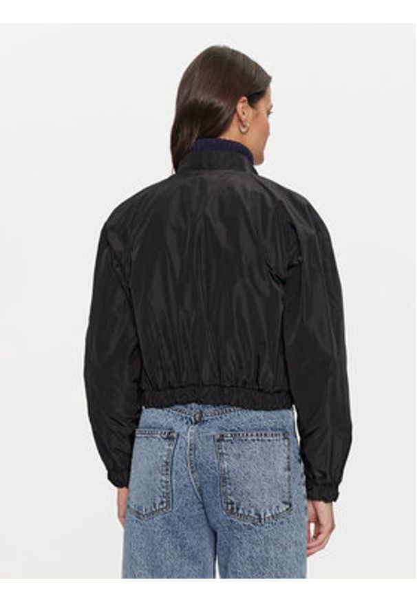 Rinascimento Kurtka bomber CFC0119826003 Czarny Regular Fit. Kolor: czarny. Materiał: syntetyk