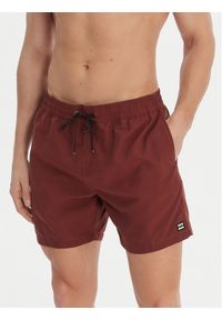 Billabong Szorty kąpielowe All Day EBYJV00134 Bordowy Regular Fit. Kolor: czerwony. Materiał: syntetyk #1