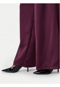 Rinascimento Spodnie palazzo CFC0124993003 Bordowy Wide Leg. Kolor: czerwony. Materiał: syntetyk #3