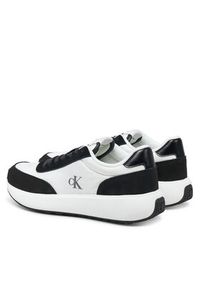 Calvin Klein Jeans Sneakersy Athleisure Runner Laceup Mix Wn YW0YW01774 Biały. Kolor: biały. Materiał: skóra, zamsz #6