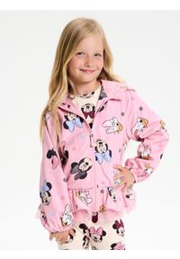 Sinsay - Kurtka z baskinką i ozdobnym tiulem Minnie Mouse - różowy. Kolor: różowy. Materiał: tiul. Wzór: motyw z bajki