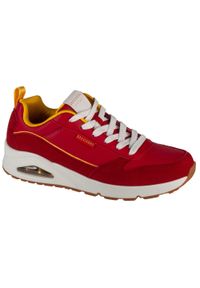 skechers - Buty sportowe Sneakersy męskie, Uno - Victory Pack. Kolor: czerwony. Sport: turystyka piesza #1