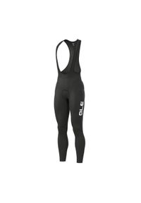 ALÉ CYCLING - Spodnie rowerowe męskie Alé Cycling Solid Winter. Kolor: czarny, wielokolorowy, biały. Sport: kolarstwo #1