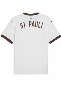 Puma - Koszulka wyjazdowa FC St. Pauli 2024/25. Kolor: biały, wielokolorowy, brązowy