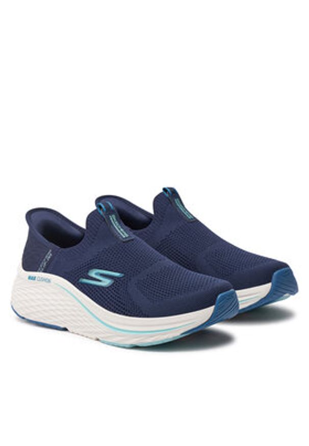skechers - Skechers Sneakersy Skechers Slip-ins: Max Cushioning Elite 2.0 129611 Niebieski. Kolor: niebieski. Materiał: materiał, mesh