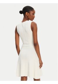 Marciano Guess Sukienka dzianinowa 5GGK26 5874Z Écru Regular Fit. Kolor: kremowy. Materiał: wiskoza #4