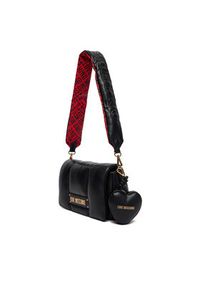 Love Moschino - LOVE MOSCHINO Torebka JC4318PP0NKM100A Czarny. Kolor: czarny. Materiał: skórzane #5