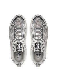 Calvin Klein Jeans Sneakersy Bold Platf Low Mix Ml Mr YW0YW01510 Srebrny. Kolor: srebrny. Materiał: materiał, mesh #6
