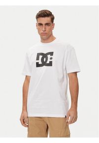 DC T-Shirt Star Hss ADYZT05373 Biały Relaxed Fit. Kolor: biały. Materiał: bawełna