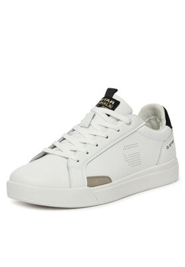 G-Star RAW - G-Star Raw Sneakersy V5-10501L Biały. Kolor: biały. Materiał: skóra