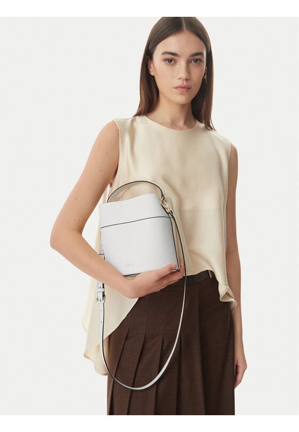 Furla Torebka Amelia Mini WE00879 HSF000 CN 01B00 Biały. Kolor: biały. Materiał: skórzane