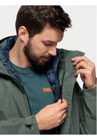 Jack Wolfskin Kurtka puchowa Pilvi 1207701 Granatowy Regular Fit. Kolor: niebieski. Materiał: syntetyk #5