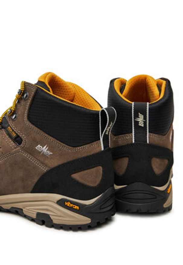 LOMER - Lomer Trekkingi Sella High Mtx Suede 30047/A Szary. Kolor: szary. Materiał: skóra, zamsz. Sport: turystyka piesza