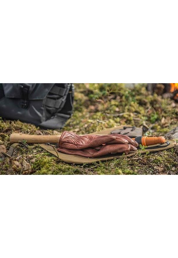 Rękawiczki Helikon-Tex Lumber Gloves. Kolor: brązowy. Sport: turystyka piesza