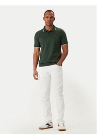 Karl Lagerfeld - KARL LAGERFELD Polo 745080 562200 Zielony Regular Fit. Typ kołnierza: polo. Kolor: zielony. Materiał: bawełna #3