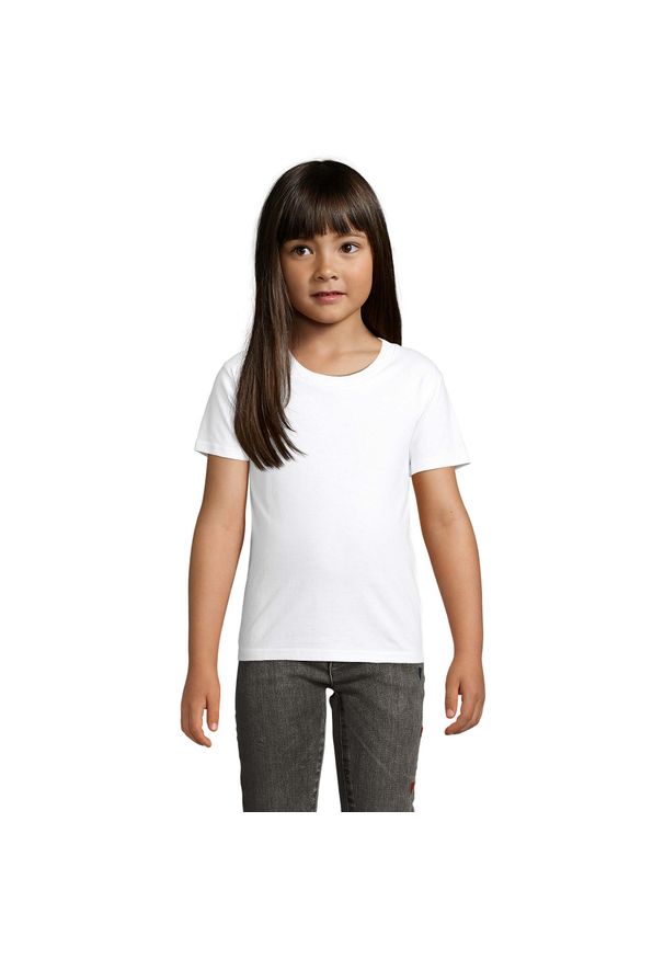 SOL'S - Dziecięca Koszulka Pioneer. Kolor: biały. Sport: joga i pilates