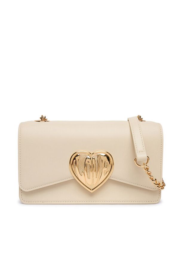 Love Moschino - LOVE MOSCHINO Torebka JC4147PP1OL1611A Écru. Materiał: skórzane