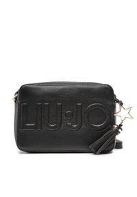 Liu Jo Torebka Camera Case AXX026 E0086 Czarny. Kolor: czarny. Materiał: skórzane
