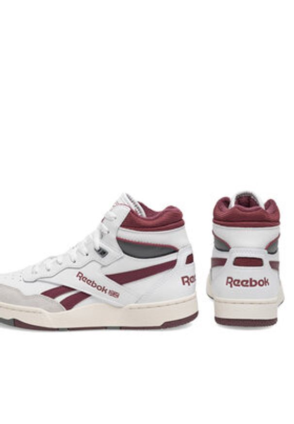 Reebok Sneakersy BB 4000 II Mid 100033844 W Biały. Kolor: biały. Materiał: skóra, syntetyk