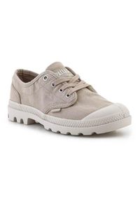 Buty do chodzenia damskie Palladium Pampa Oxford. Zapięcie: sznurówki. Kolor: beżowy. Materiał: materiał, syntetyk, tkanina. Szerokość cholewki: normalna. Sport: turystyka piesza