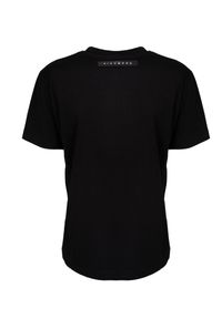 John Richmond T-Shirt "Tropik" | RMA22207TS | Mężczyzna | Czarny. Okazja: na co dzień. Kolor: czarny. Materiał: bawełna. Długość rękawa: krótki rękaw. Długość: krótkie. Wzór: aplikacja. Styl: casual #6
