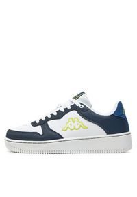 Kappa Sneakersy Logo Maserta 32193CW Biały. Kolor: biały. Materiał: skóra