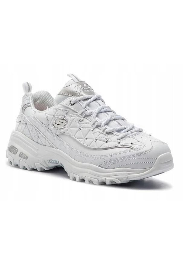 skechers - Buty damskie Skechers D'LITES 13087-WSL niskie 35,8. Kolor: biały. Model: Skechers Sport. Sport: turystyka piesza