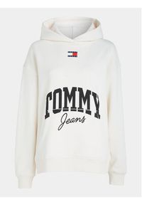 Tommy Jeans Bluza New Varsity DW0DW16399 Biały Oversize. Kolor: biały. Materiał: bawełna #5