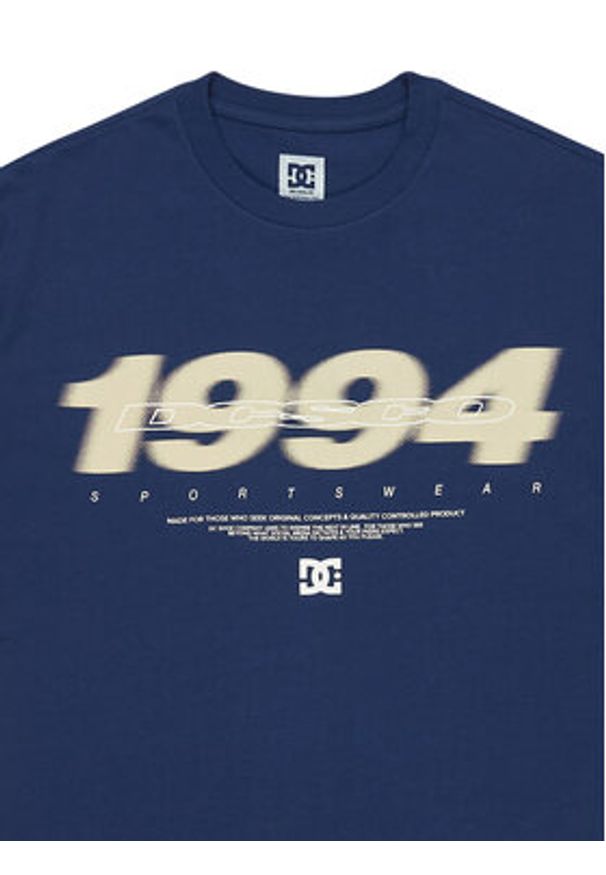 DC Shoes T-Shirt Blurry Years EDYZT04363 Granatowy Regular Fit. Kolor: niebieski. Materiał: bawełna