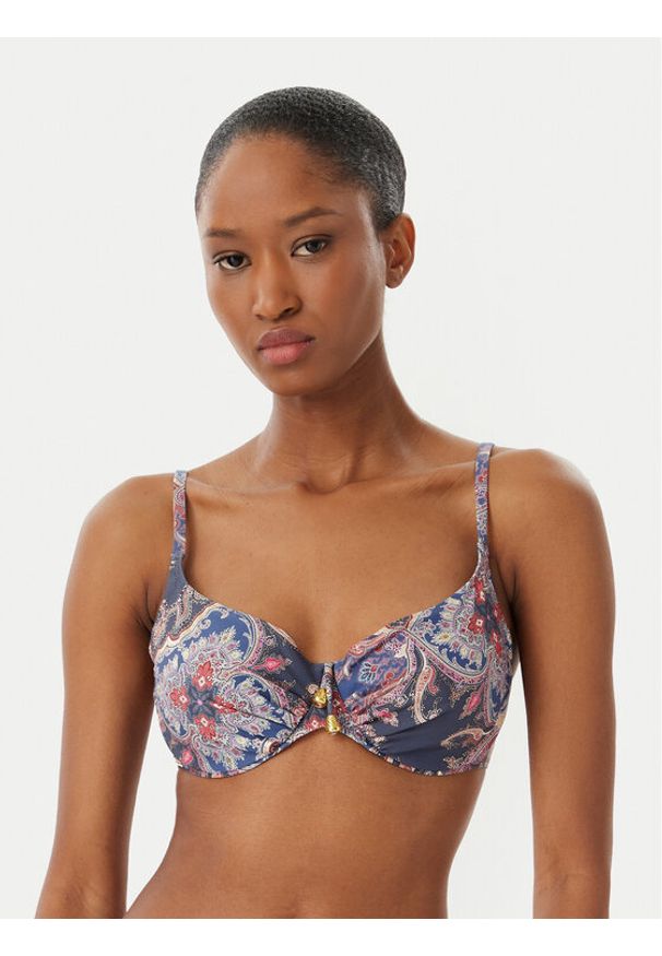 SELMARK - Selmark Góra od bikini BO911 Niebieski. Kolor: niebieski. Materiał: syntetyk