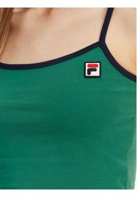 Fila Top Lissey FAW1028 Zielony Cropped Fit. Kolor: zielony. Materiał: bawełna #4