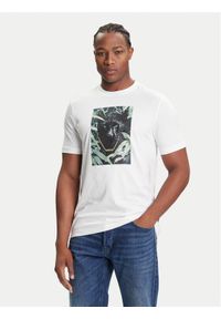 BOSS T-Shirt Te_Animali 50546362 Biały Regular Fit. Kolor: biały. Materiał: bawełna