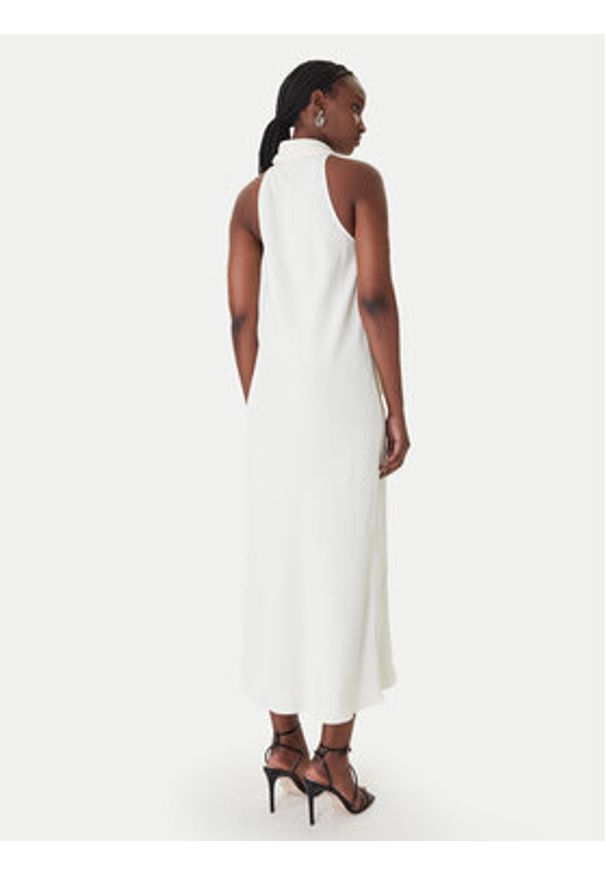 Marella Sukienka koktajlowa Ninfee 2613221083 Écru Regular Fit. Materiał: syntetyk. Styl: wizytowy