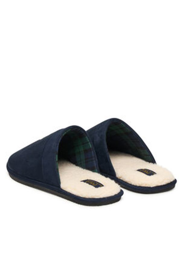 Polo Ralph Lauren Kapcie Klarence Dress 843981604002 Granatowy. Kolor: niebieski. Materiał: materiał