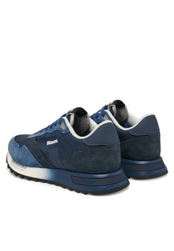 Blauer Sneakersy S6RYDER01 Granatowy. Kolor: niebieski. Materiał: zamsz, skóra