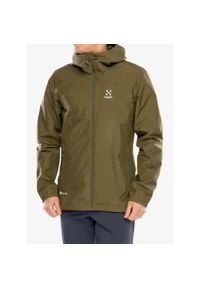 Haglöfs - Kurtka z membraną męska Haglofs Kaise GTX Jacket. Kolor: zielony. Sport: turystyka piesza