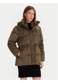 French Connection Kurtka zimowa Kendra 70ZAB Khaki Regular Fit. Kolor: brązowy. Materiał: syntetyk. Sezon: zima