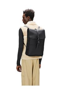 Rains Plecak Backpack W3 13000 Czarny. Kolor: czarny. Materiał: materiał