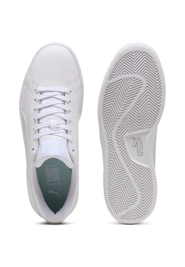 Adidasy Puma Smash 3.0 L, Dla obu płci. Kolor: biały. Materiał: skóra, materiał. Sport: fitness