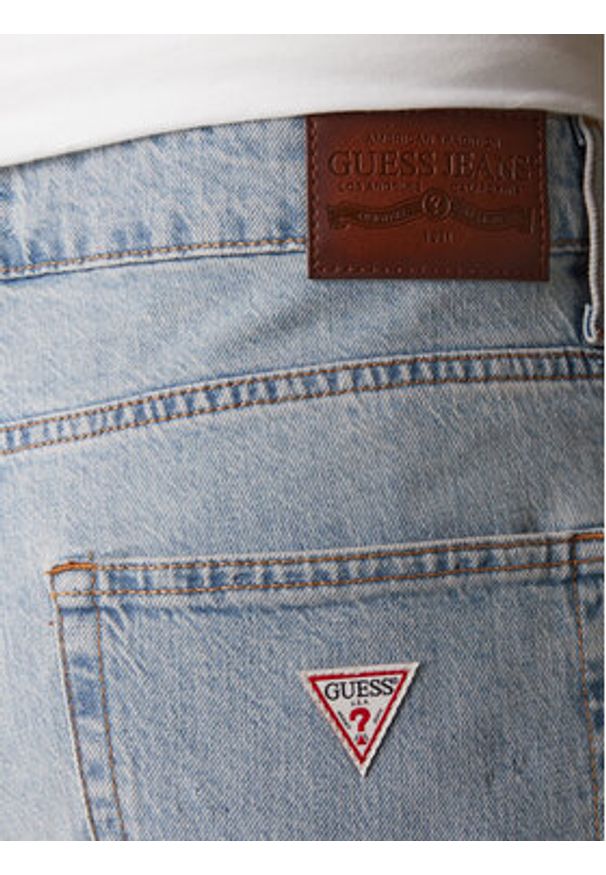 Guess Jeans Jeansy M5RAB3 D5DO1 Niebieski Regular Fit. Kolor: niebieski