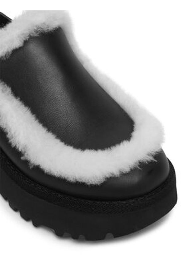 Ugg Klapki W Esmee Leather Clog 1171507 Czarny. Kolor: czarny. Materiał: skóra