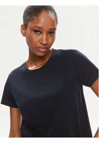 Sisley T-Shirt 3I1XL100Y Czarny Slim Fit. Kolor: czarny. Materiał: bawełna #4