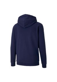 Bluza męska Puma teamGOAL 23 Casuals Hooded Jacket granatowa. Typ kołnierza: kaptur. Kolor: niebieski. Materiał: poliester, bawełna. Sport: piłka nożna