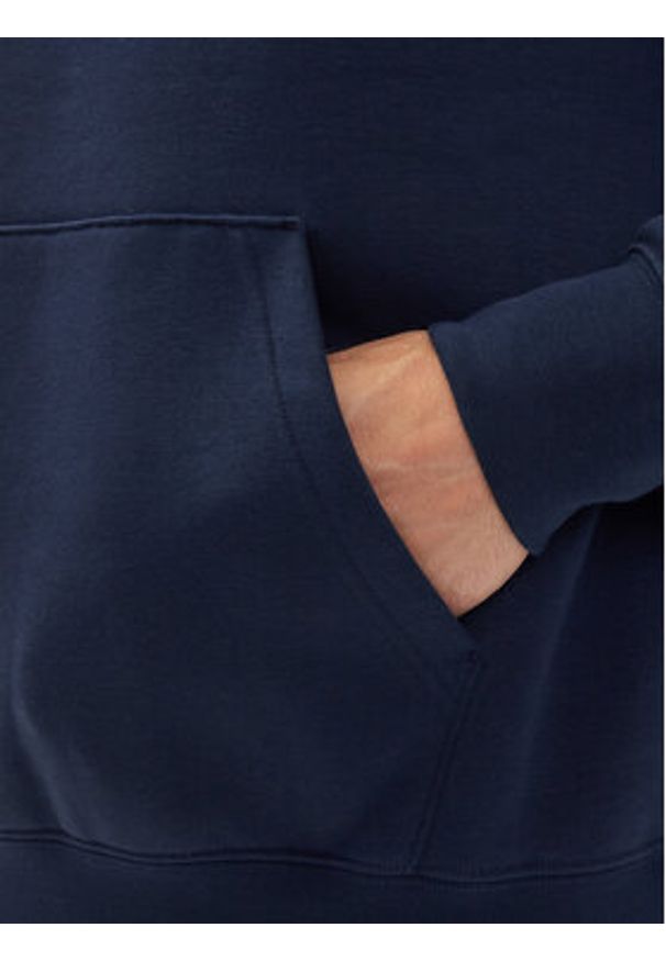 Nike Bluza Club Ft FN3859 Granatowy Regular Fit. Kolor: niebieski. Materiał: bawełna