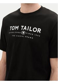 Tom Tailor T-Shirt 1043276 Czarny Regular Fit. Kolor: czarny. Materiał: bawełna