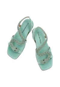 Zielone Sandały Alma En Pena Eleganckie Obuwie Damskie. Zapięcie: pasek. Kolor: zielony. Materiał: zamsz. Sezon: lato. Obcas: na płaskiej podeszwie. Styl: elegancki #7